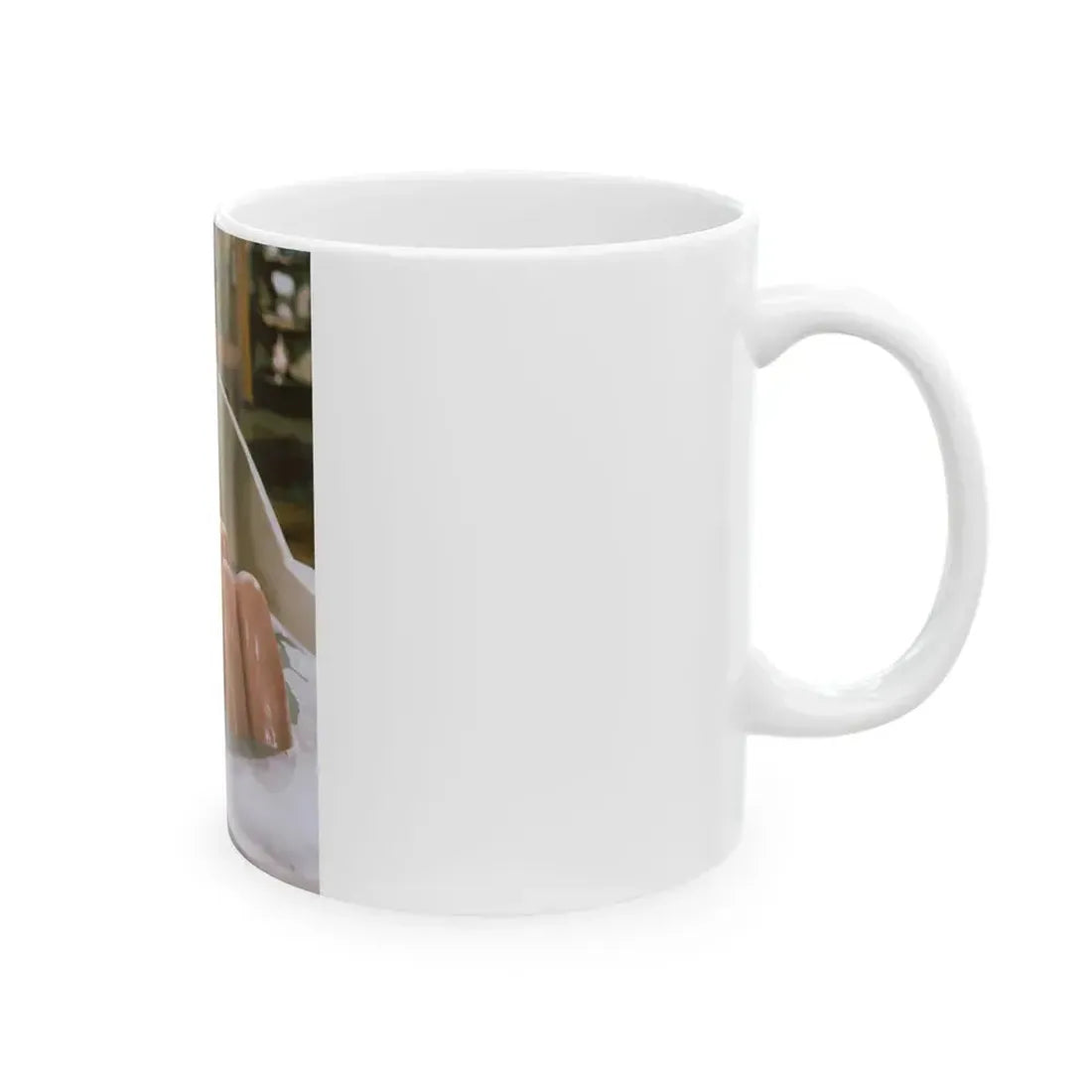 Ingrid Pitt #32 - Topless (Vintage Female Icon) White Coffee Mug - Go Mug Yourself