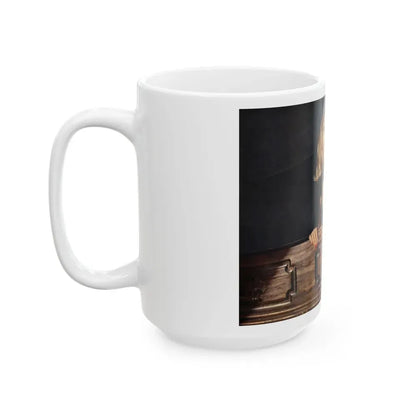 Ingrid Pitt #64 (Vintage Female Icon) White Coffee Mug - Go Mug Yourself
