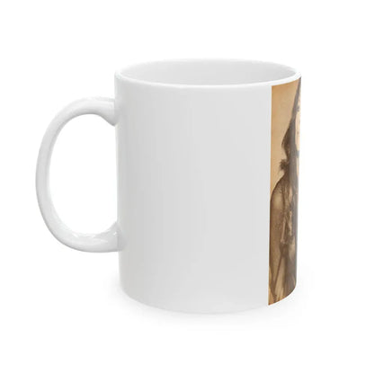 Ingrid Pitt #65 (Vintage Female Icon) White Coffee Mug - Go Mug Yourself