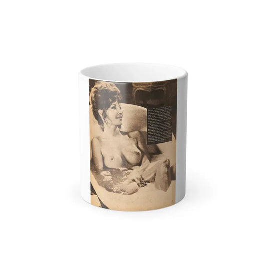 Ingrid Pitt #66 - Topless (Vintage Female Icon) Color Changing Mug 11oz 11oz - Go Mug Yourself