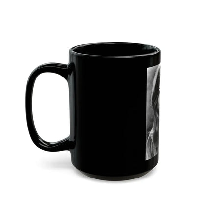 Ingrid Pitt #74 (Vintage Female Icon) Black Coffee Mug - Go Mug Yourself