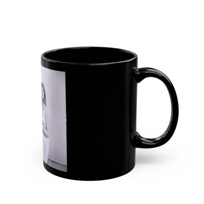 Ingrid Pitt #81 (Vintage Female Icon) Black Coffee Mug - Go Mug Yourself
