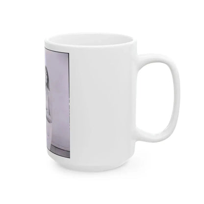 Ingrid Pitt #81 (Vintage Female Icon) White Coffee Mug - Go Mug Yourself