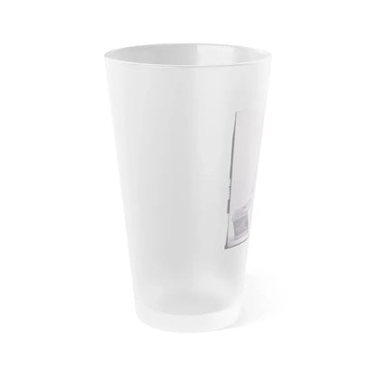 Ingrid Pitt #82 (Vintage Female Icon) Frosted Pint Glass 16oz - Go Mug Yourself