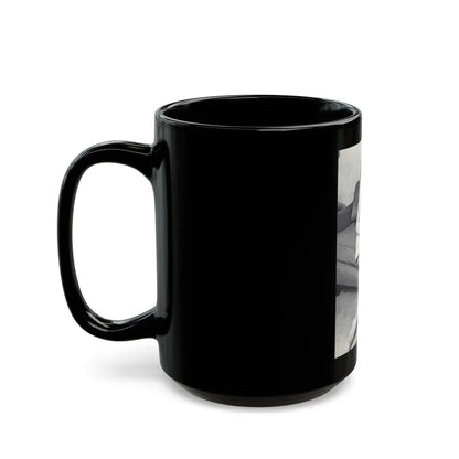 Ingrid Pitt #84 (Vintage Female Icon) Black Coffee Mug - Go Mug Yourself