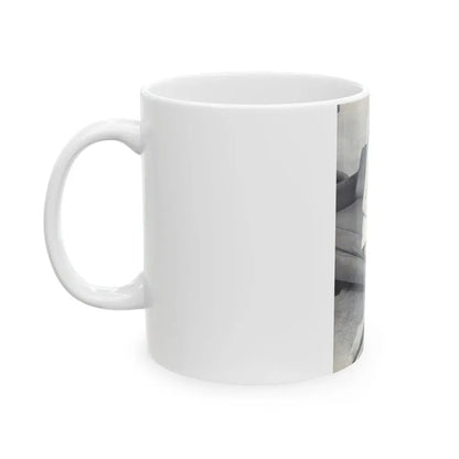 Ingrid Pitt #84 (Vintage Female Icon) White Coffee Mug - Go Mug Yourself