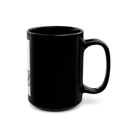 Ingrid Pitt #85 (Vintage Female Icon) Black Coffee Mug - Go Mug Yourself