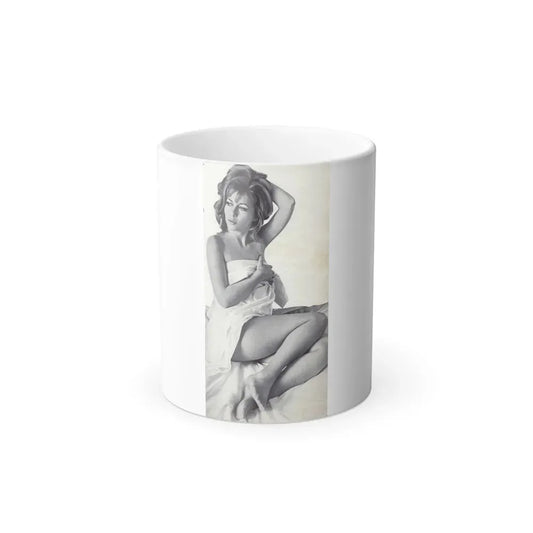 Ingrid Pitt #85 (Vintage Female Icon) Color Changing Mug 11oz 11oz - Go Mug Yourself