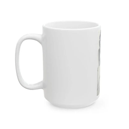 Ingrid Pitt #85 (Vintage Female Icon) White Coffee Mug - Go Mug Yourself