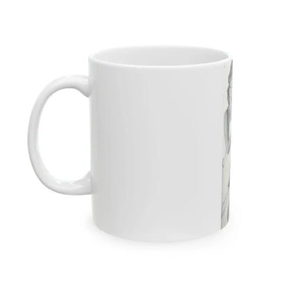 Ingrid Pitt #85 (Vintage Female Icon) White Coffee Mug - Go Mug Yourself