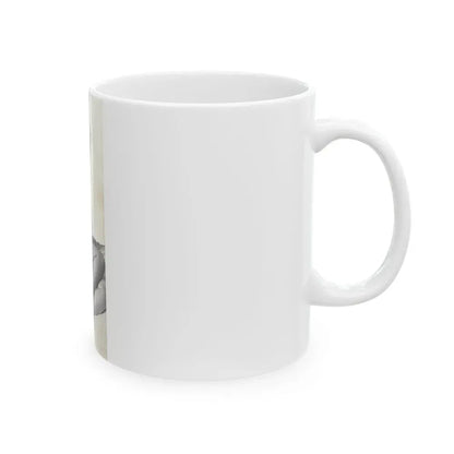 Ingrid Pitt #85 (Vintage Female Icon) White Coffee Mug - Go Mug Yourself