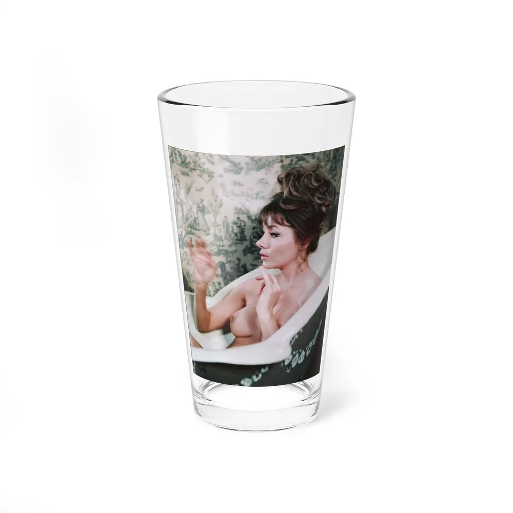 Ingrid Pitt #86 - Topless (Vintage Female Icon) Pint Glass 16oz-16oz-Go Mug Yourself