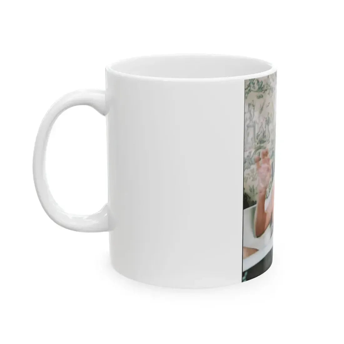 Ingrid Pitt #86 - Topless (Vintage Female Icon) White Coffee Mug - Go Mug Yourself