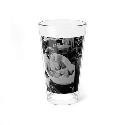 Ingrid Pitt #88 - Topless (Vintage Female Icon) Pint Glass 16oz-16oz-Go Mug Yourself