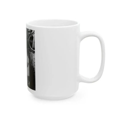 Ingrid Pitt #88 - Topless (Vintage Female Icon) White Coffee Mug - Go Mug Yourself