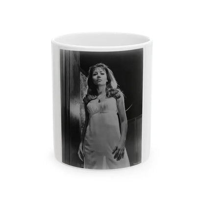 Ingrid Pitt #90 (Vintage Female Icon) White Coffee Mug 11oz - Go Mug Yourself