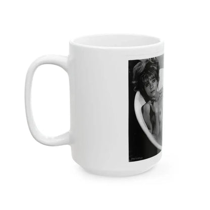 Ingrid Pitt #93 - Topless (Vintage Female Icon) White Coffee Mug - Go Mug Yourself