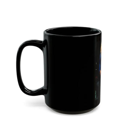 Ingrid Pitt #94 (Vintage Female Icon) Black Coffee Mug - Go Mug Yourself