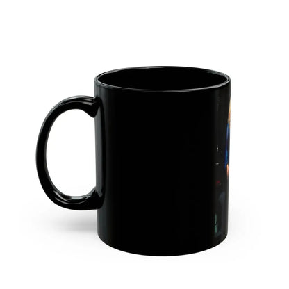 Ingrid Pitt #94 (Vintage Female Icon) Black Coffee Mug - Go Mug Yourself