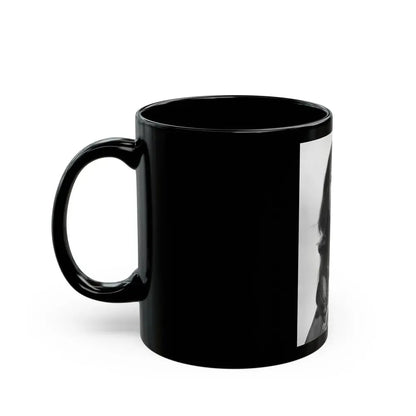 Ingrid Pitt #98 (Vintage Female Icon) Black Coffee Mug - Go Mug Yourself