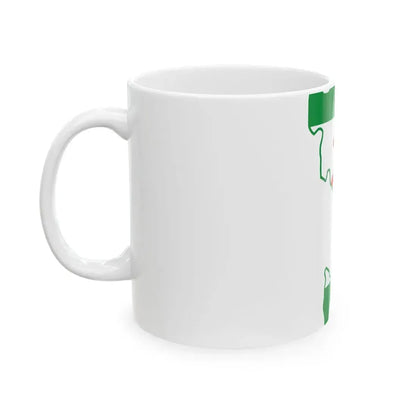 Ingush-geo-stub (Russia) White Coffee Mug - Go Mug Yourself