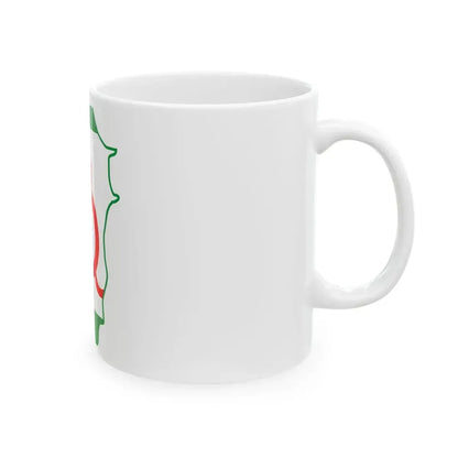 Ingush-geo-stub (Russia) White Coffee Mug - Go Mug Yourself