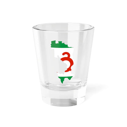 Ingushetia-Flagmap (Russia) Shot Glass 1.5oz 1.5oz - Go Mug Yourself