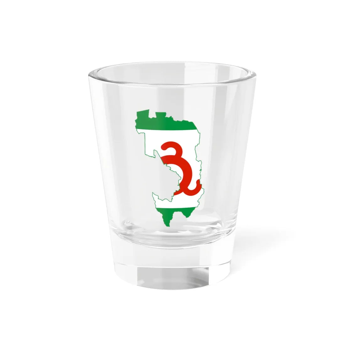 Ingushetia-geo-stub (Russia) Shot Glass 1.5oz 1.5oz - Go Mug Yourself