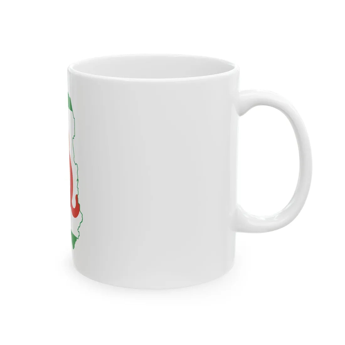 Ingushetia-geo-stub (Russia) White Coffee Mug - Go Mug Yourself
