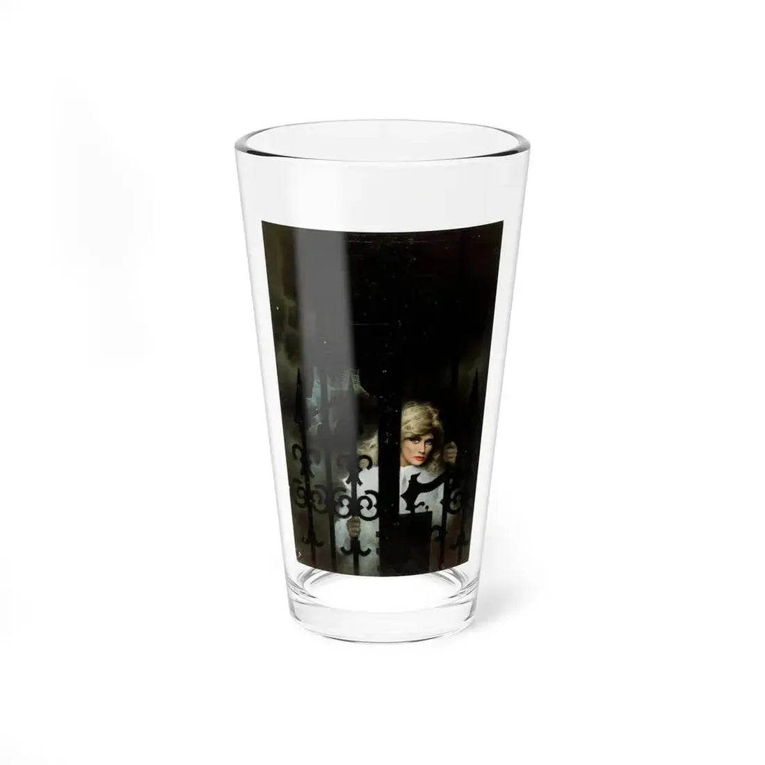 Inherit the Mirage, Gothic Romance Paperback Novel Cover (Ballantine Books, 1976) - Pint Glass 16oz 16oz - Go Mug Yourself