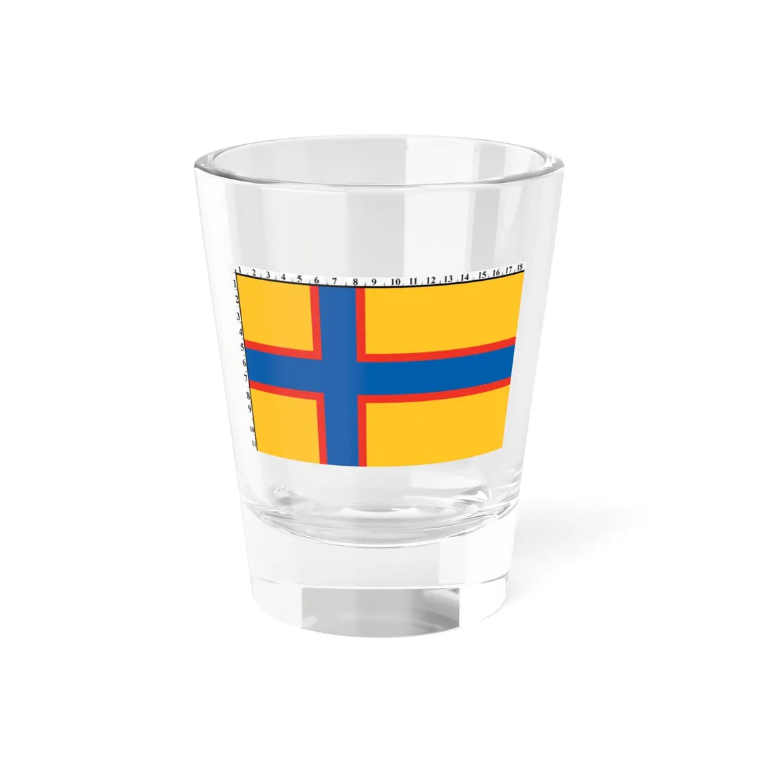 Inkerilippumit (Russia) Shot Glass 1.5oz 1.5oz - Go Mug Yourself