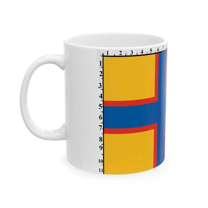 Inkerilippumit (Russia) White Coffee Mug - Go Mug Yourself