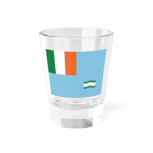 Inland Waterways Association of Ireland flag (Ireland) Shot Glass 1.5oz 1.5oz - Go Mug Yourself