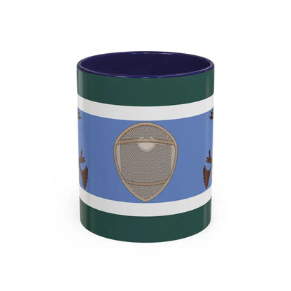 Innu Nation Flag - Accent Coffee Mug 11oz Navy - Go Mug Yourself