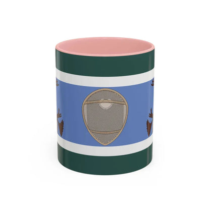 Innu Nation Flag - Accent Coffee Mug 11oz Pink - Go Mug Yourself