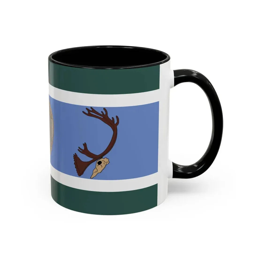 Innu Nation Flag - Accent Coffee Mug - Go Mug Yourself