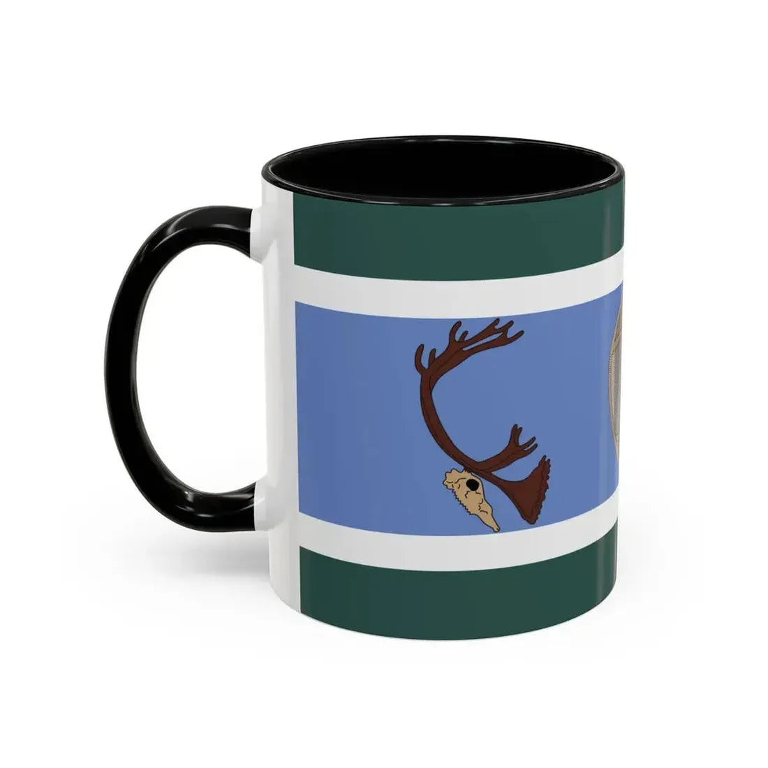 Innu Nation Flag - Accent Coffee Mug - Go Mug Yourself