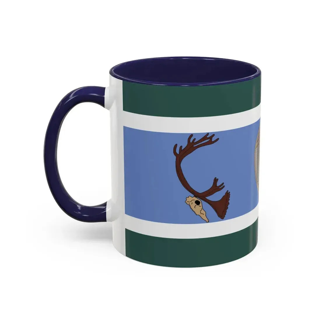 Innu Nation Flag - Accent Coffee Mug - Go Mug Yourself