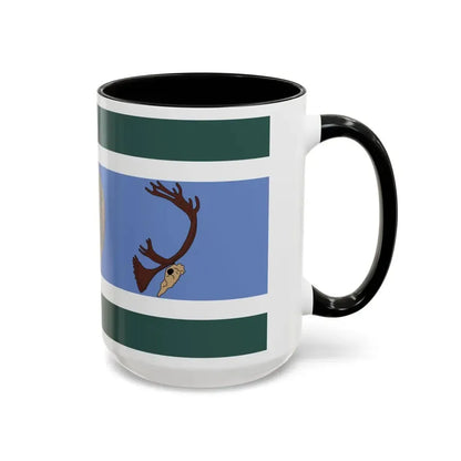 Innu Nation Flag - Accent Coffee Mug - Go Mug Yourself