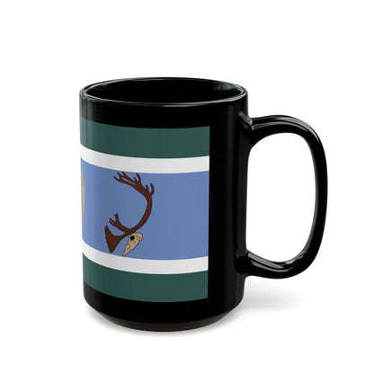 Innu Nation Flag - Black Coffee Mug-Go Mug Yourself