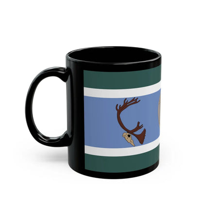 Innu Nation Flag - Black Coffee Mug-Go Mug Yourself