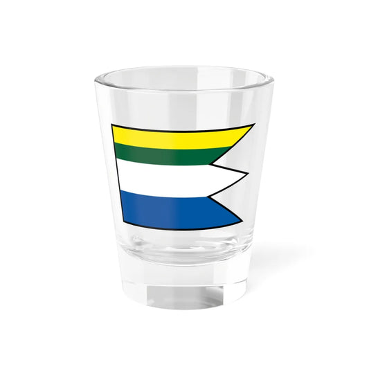 Inovce Sobrance Flag (Slovakia) Shot Glass 1.5oz 1.5oz - Go Mug Yourself
