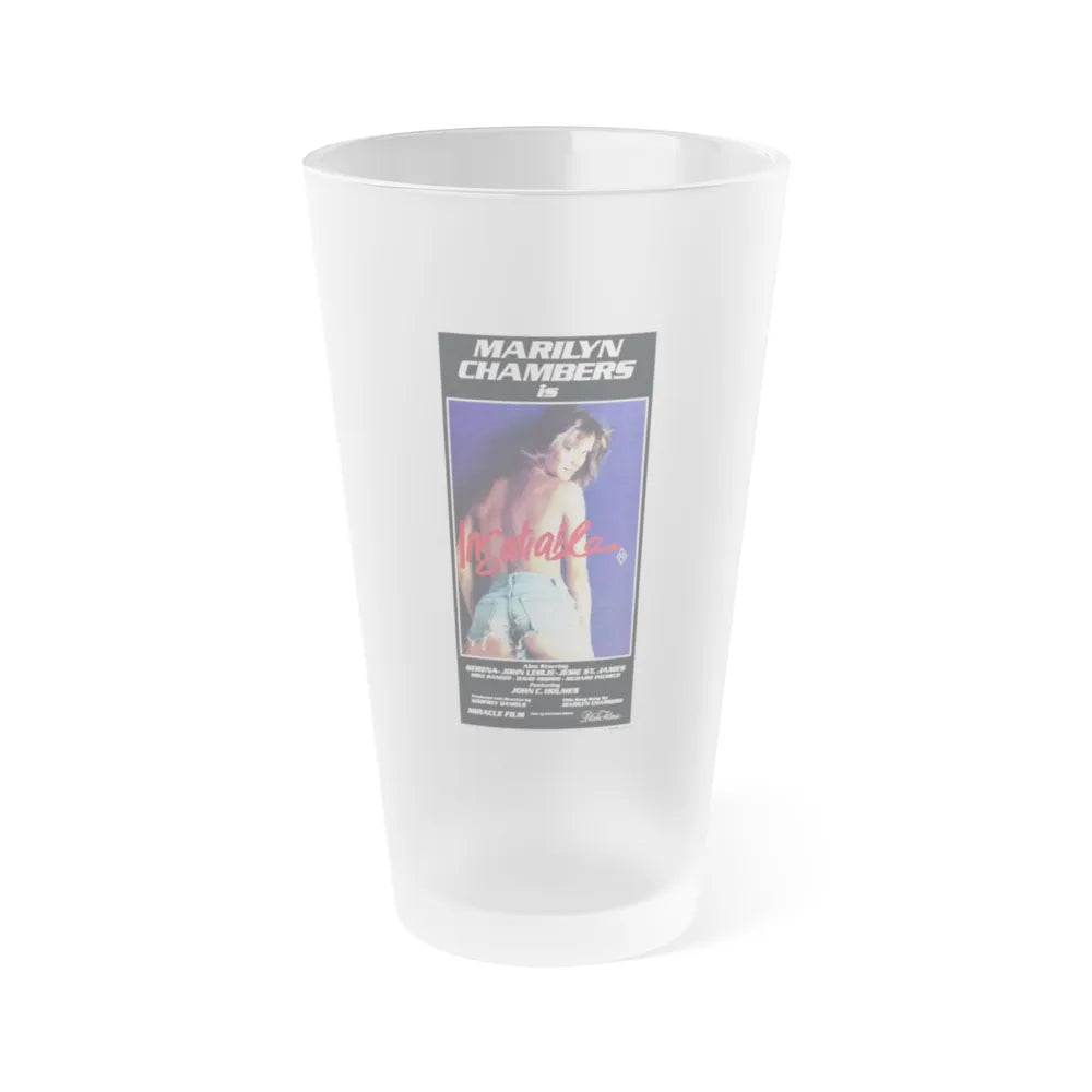 INSATIABLE 1980 Movie Poster - Frosted Pint Glass 16oz-16oz-Frosted-Go Mug Yourself