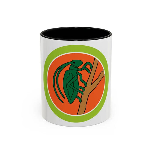 Insect Study (Boy Scout Merit Badge) Accent Coffee Mug 11oz Black - Go Mug Yourself
