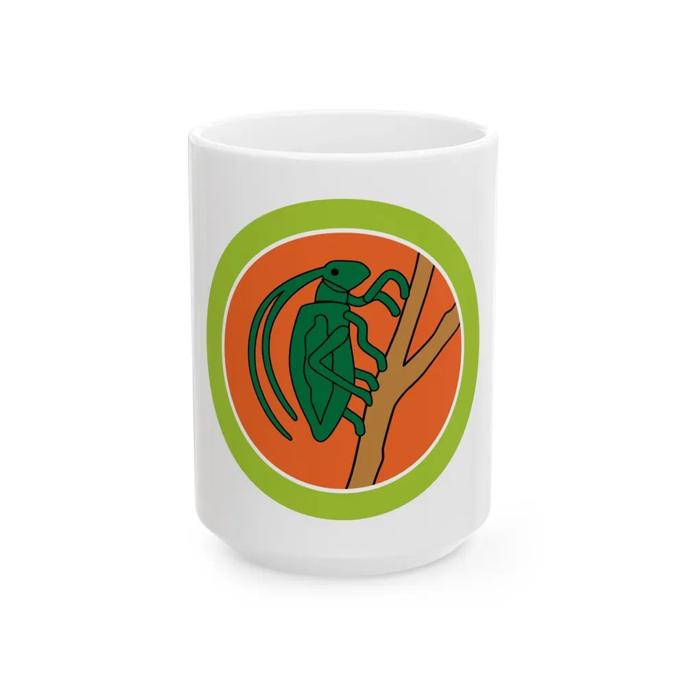 Insect Study (Boy Scout Merit Badge) White Coffee Mug-15oz-Go Mug Yourself