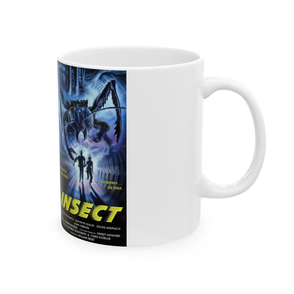 INSECT USA VIDEO (VHS COVER) - White Coffee Mug-Go Mug Yourself