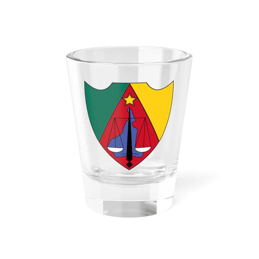 Insigne Cammaruniae (Cameroon) (Coat of Arms) Shot Glass 1.5oz 1.5oz - Go Mug Yourself