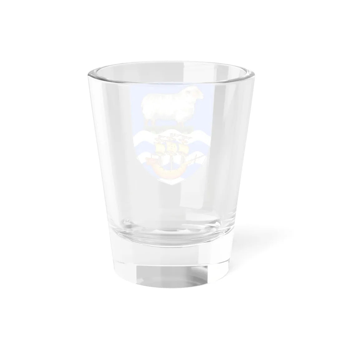 Insigne Falklandiae (United Kingdom) (Coat of Arms) Shot Glass 1.5oz - Go Mug Yourself