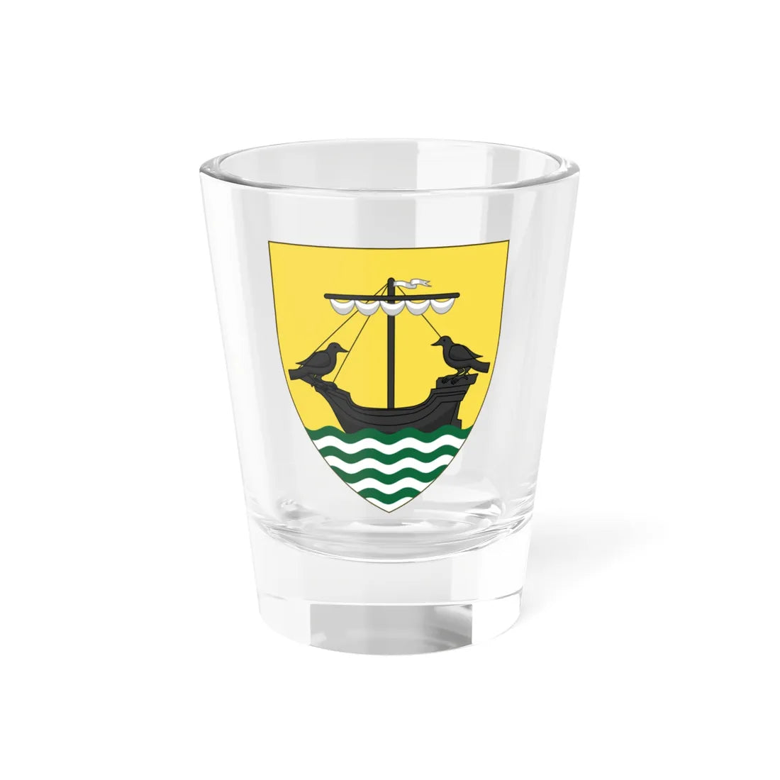 Insigne Olipsionis (Coat of Arms) Shot Glass 1.5oz 1.5oz - Go Mug Yourself