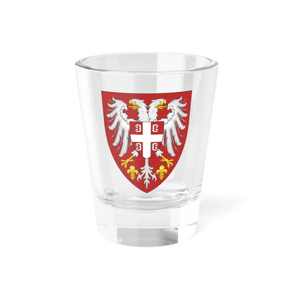 Insigne Serbicum (Serbia) (Coat of Arms) Shot Glass 1.5oz 1.5oz - Go Mug Yourself